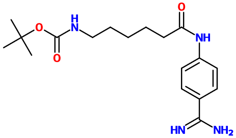 (图片) MC004596 N'-Boc-6-Amino-N-(4-carbamimidoylphenyl)hexanamide